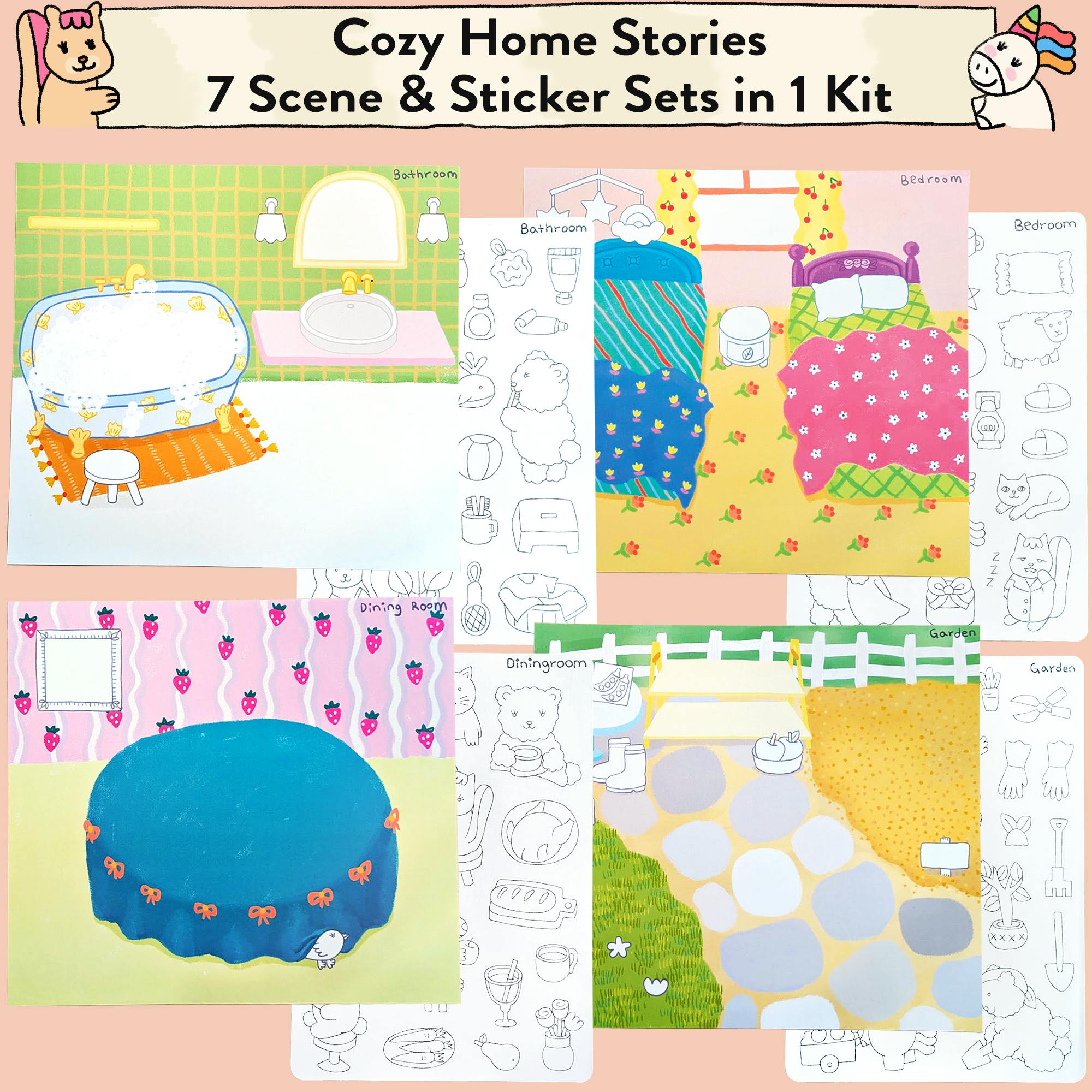 Sweet Home Storytelling Sticker Kit