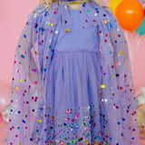 Lavender Confetti Cape