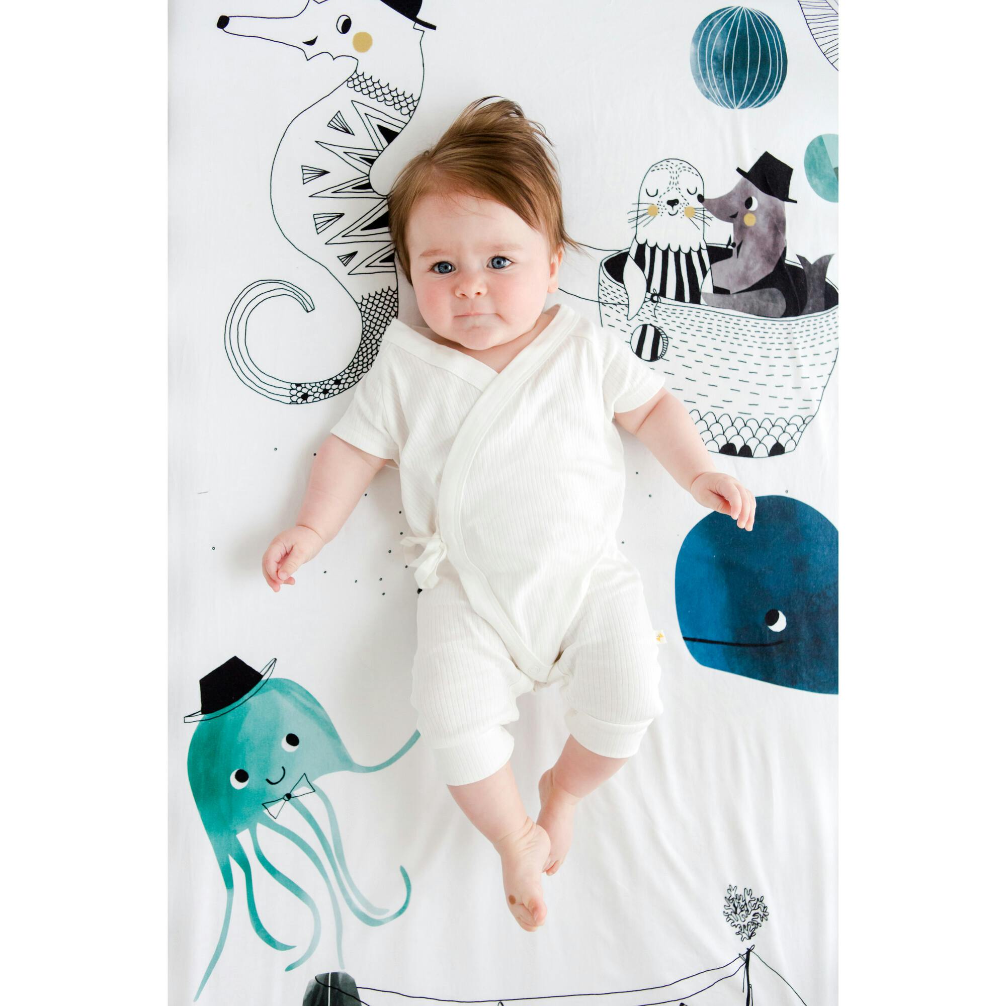 Underwater Love Standard Crib Sheet