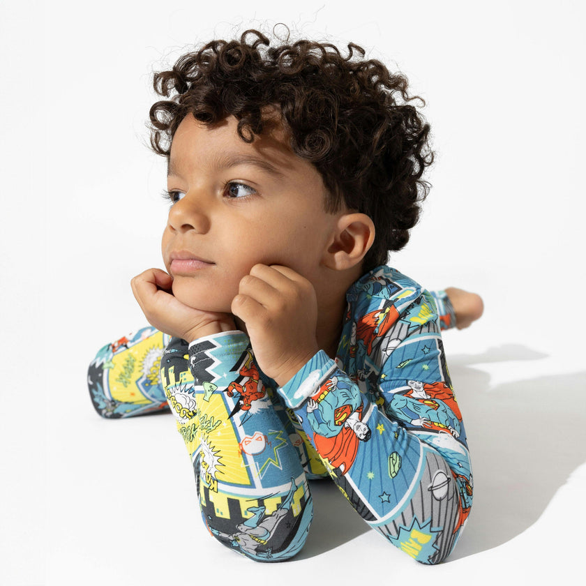 Justice League Heroes Bamboo Kids Pajamas