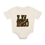 Lil Bro Camo Patch Short Sleeve Romper