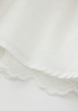 Alisha Frill Embroidery Mini Dress