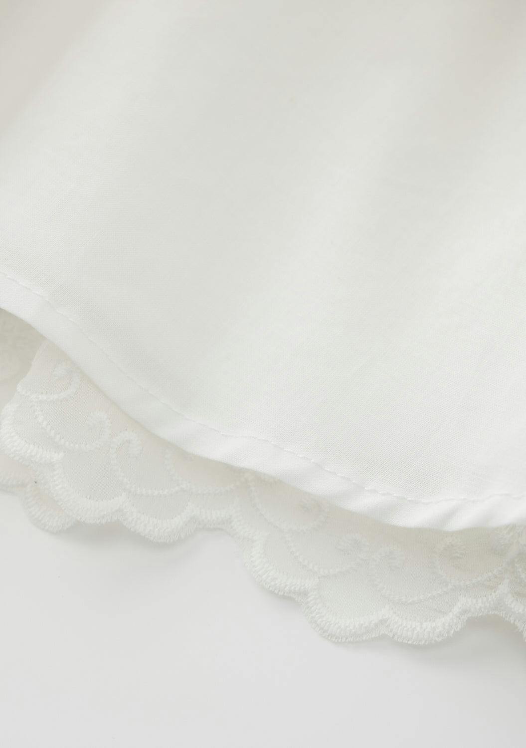 Alisha Frill Embroidery Mini Dress