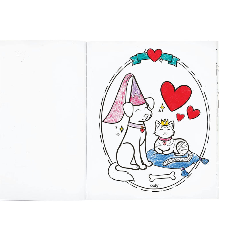 Princesses and Fairies Coloring Book