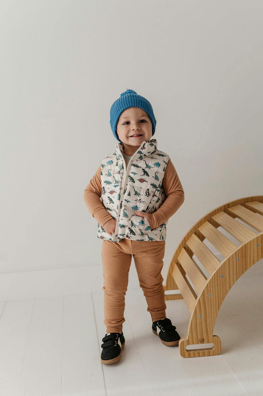 Boys Fleece Sweatpants in Chai