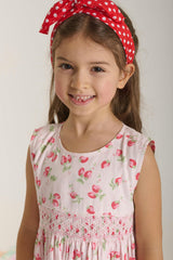 Hand-Smocked Girls Dress - Fayla