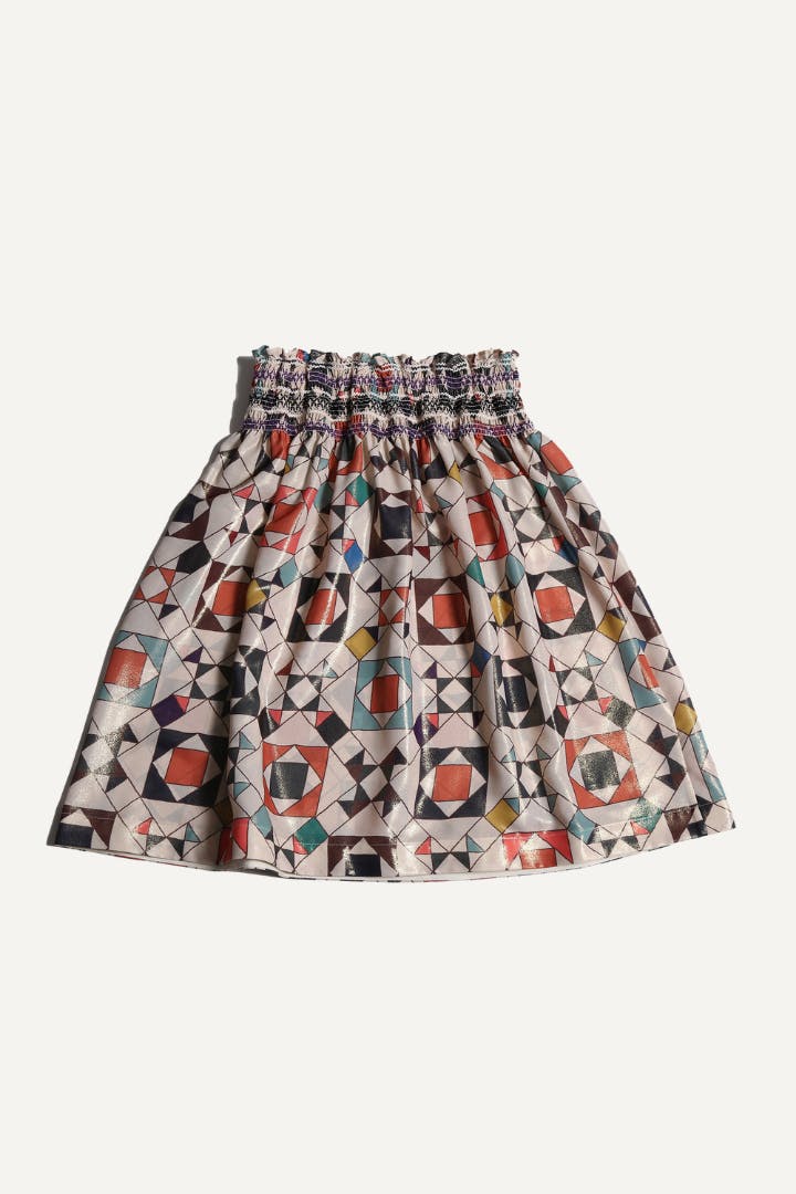 LUNA SMOCKED SKIRT