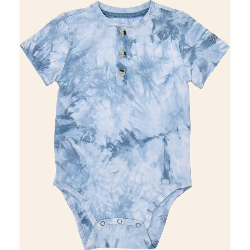 Tie Dye Henley Onesie