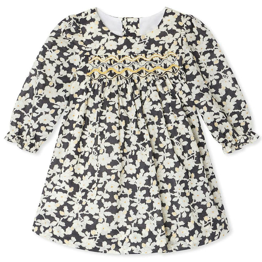BONPOINT Jailys Fleurs Gold Thread Baby Dress