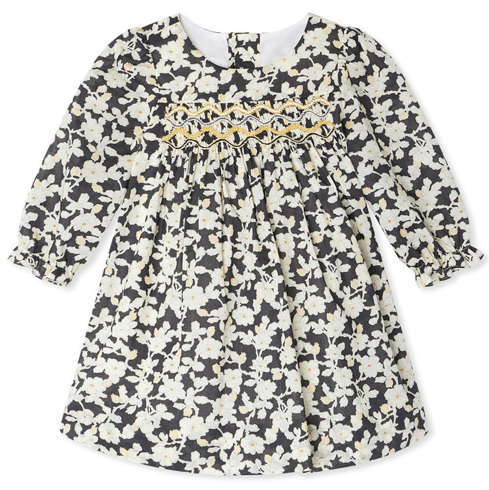 BONPOINT Jailys Fleurs Gold Thread Baby Dress