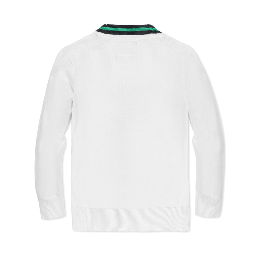 Organic Tipped Cardigan