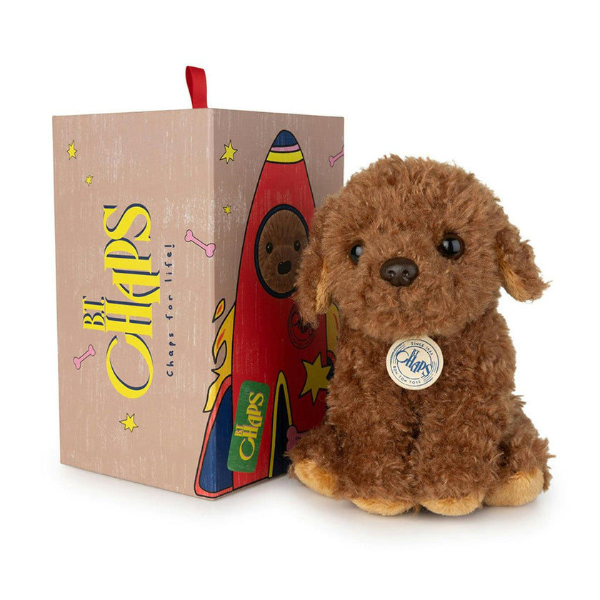 Plush BT CHAPS Stacy the Labradoodle in giftbox 7"
