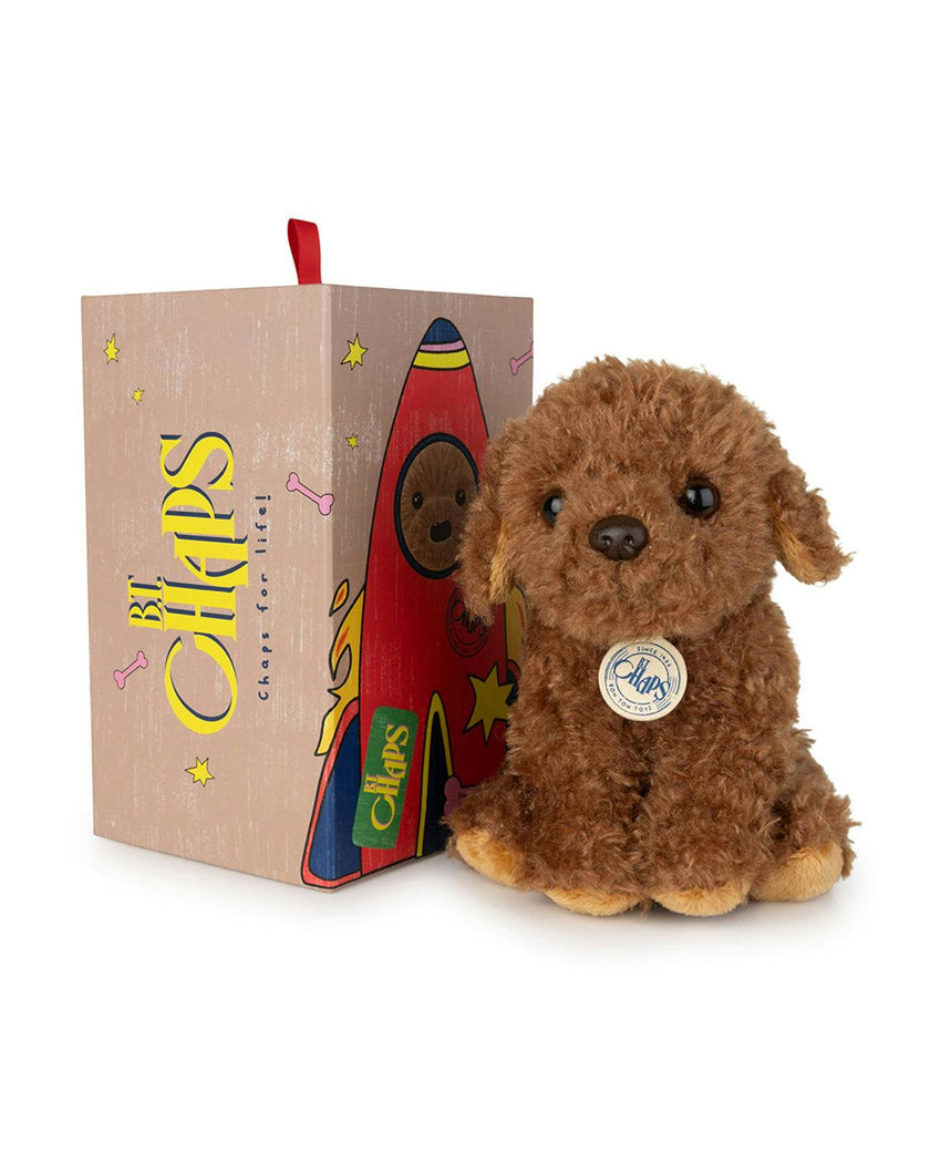 Plush BT CHAPS Stacy the Labradoodle in giftbox 7"