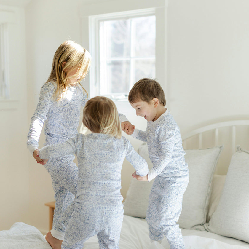 Seaside Two Piece Kids Pajamas