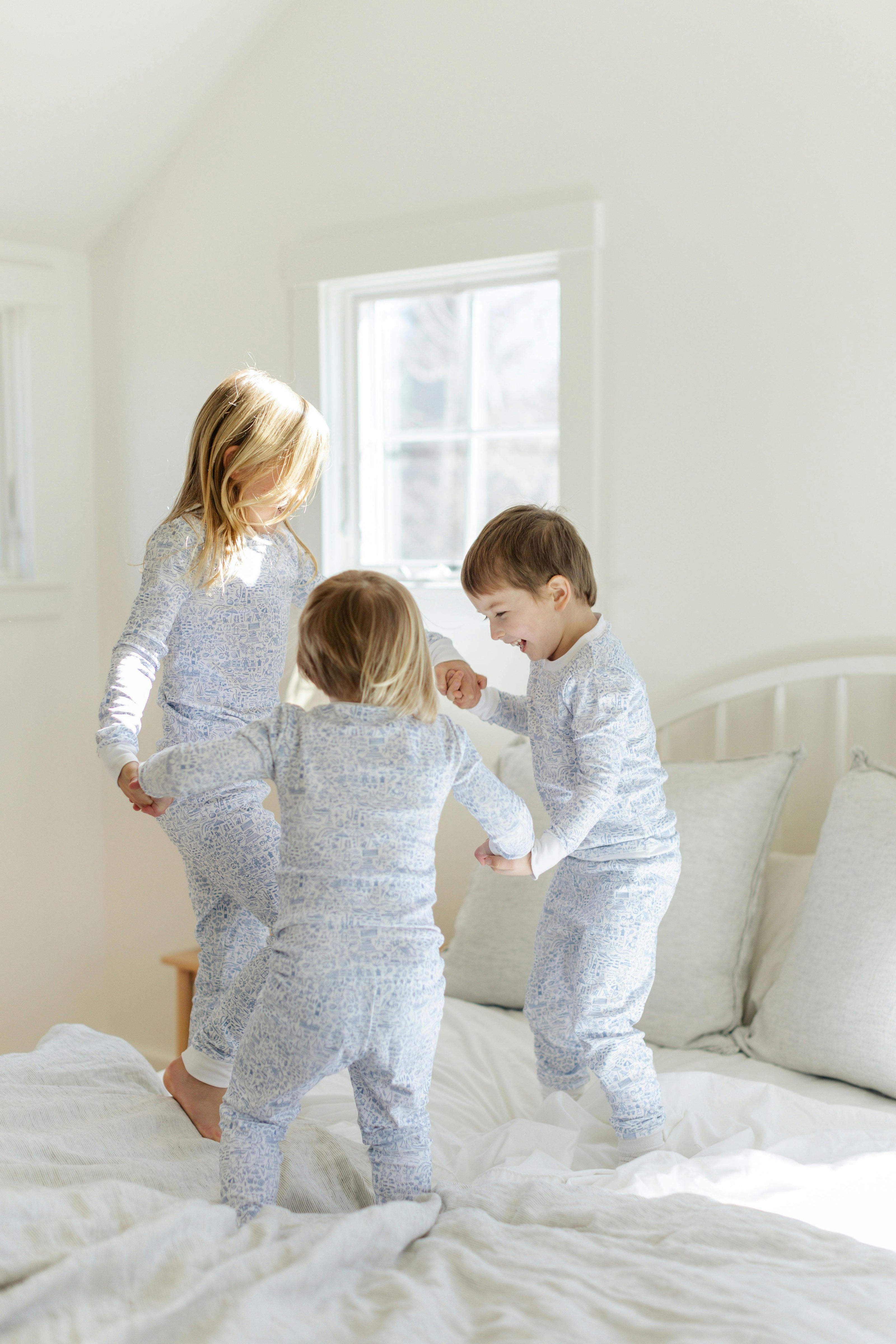 Seaside Two Piece Kids Pajamas