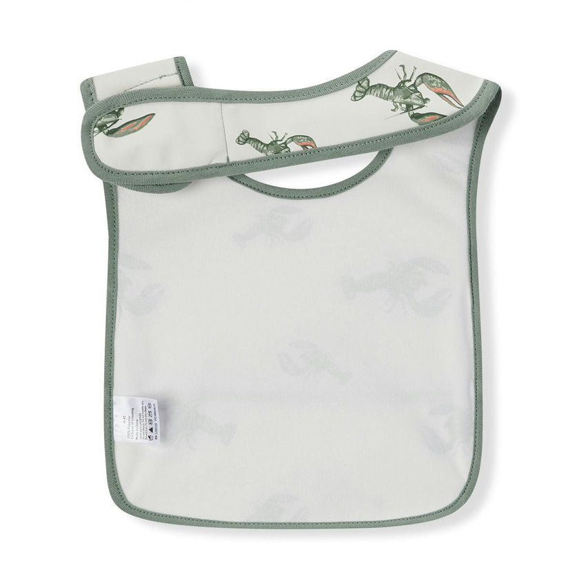 Mint Lobster Sleeveless Pocket Bib