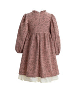 Pink Floral Layered Dress