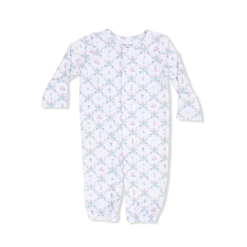 Golf Trellis Pink - Convertible Gown
