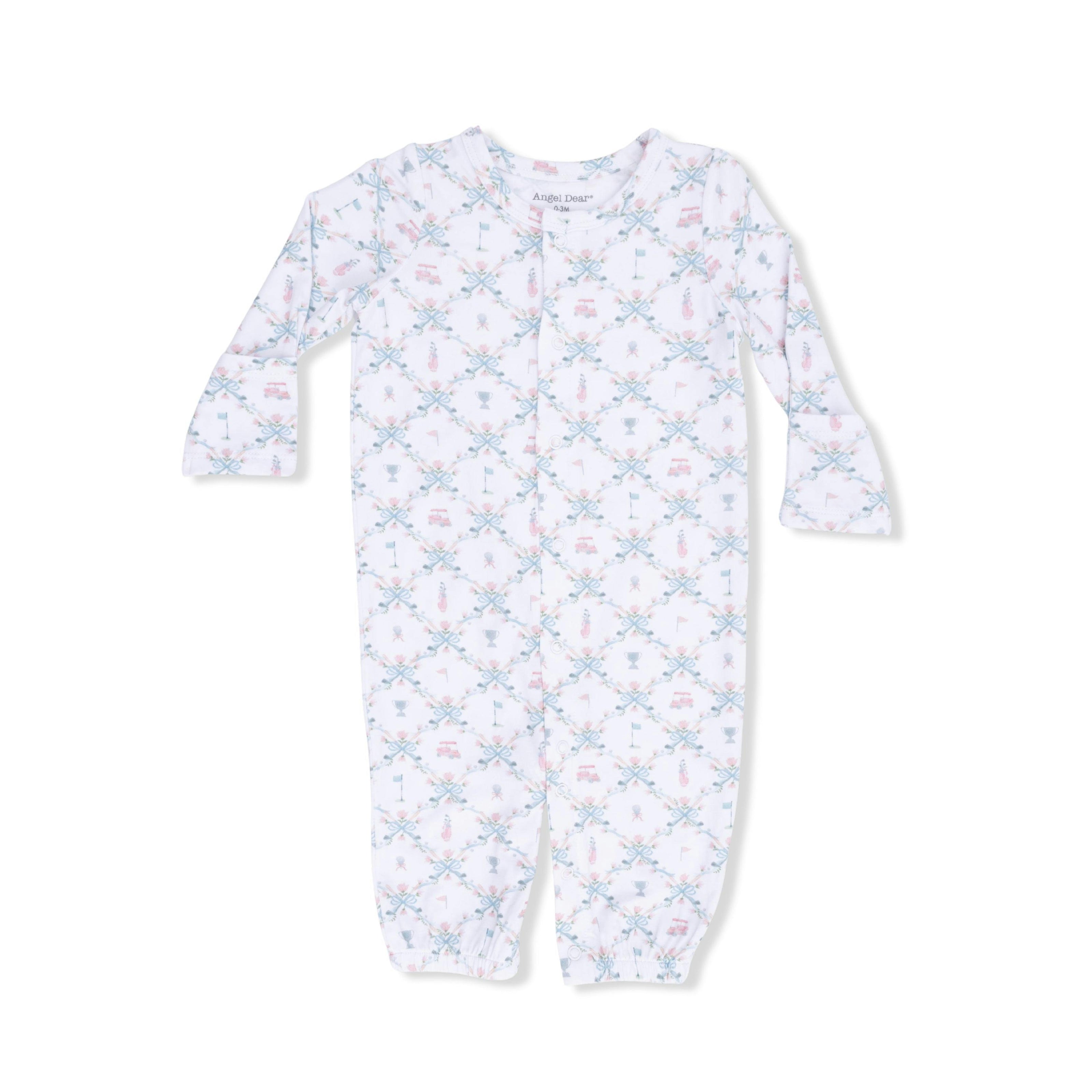 Golf Trellis Pink - Convertible Gown