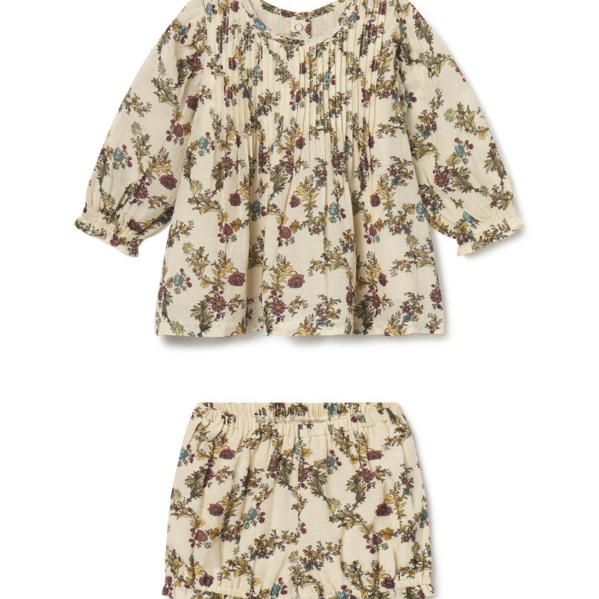 Charlotte Baby Set in Harvest Toile