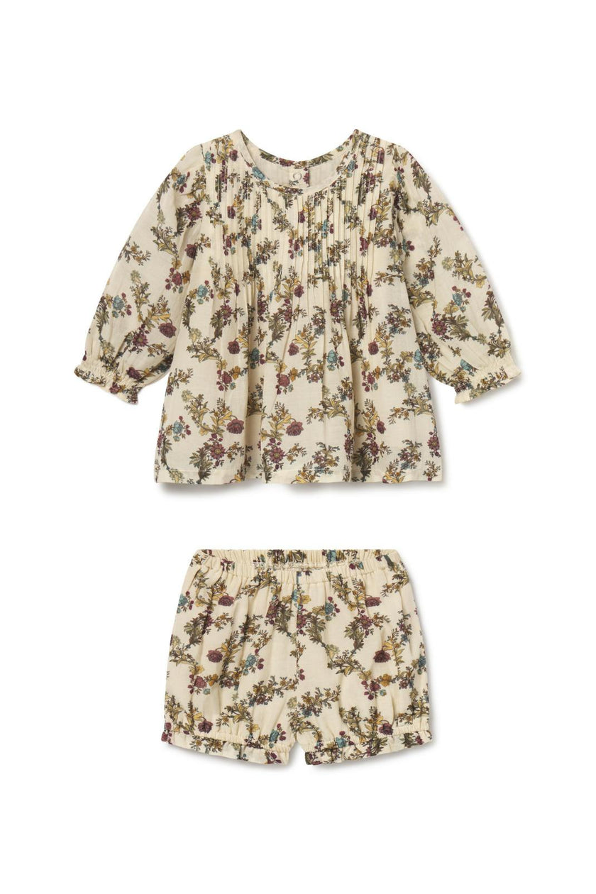 Charlotte Baby Set in Harvest Toile