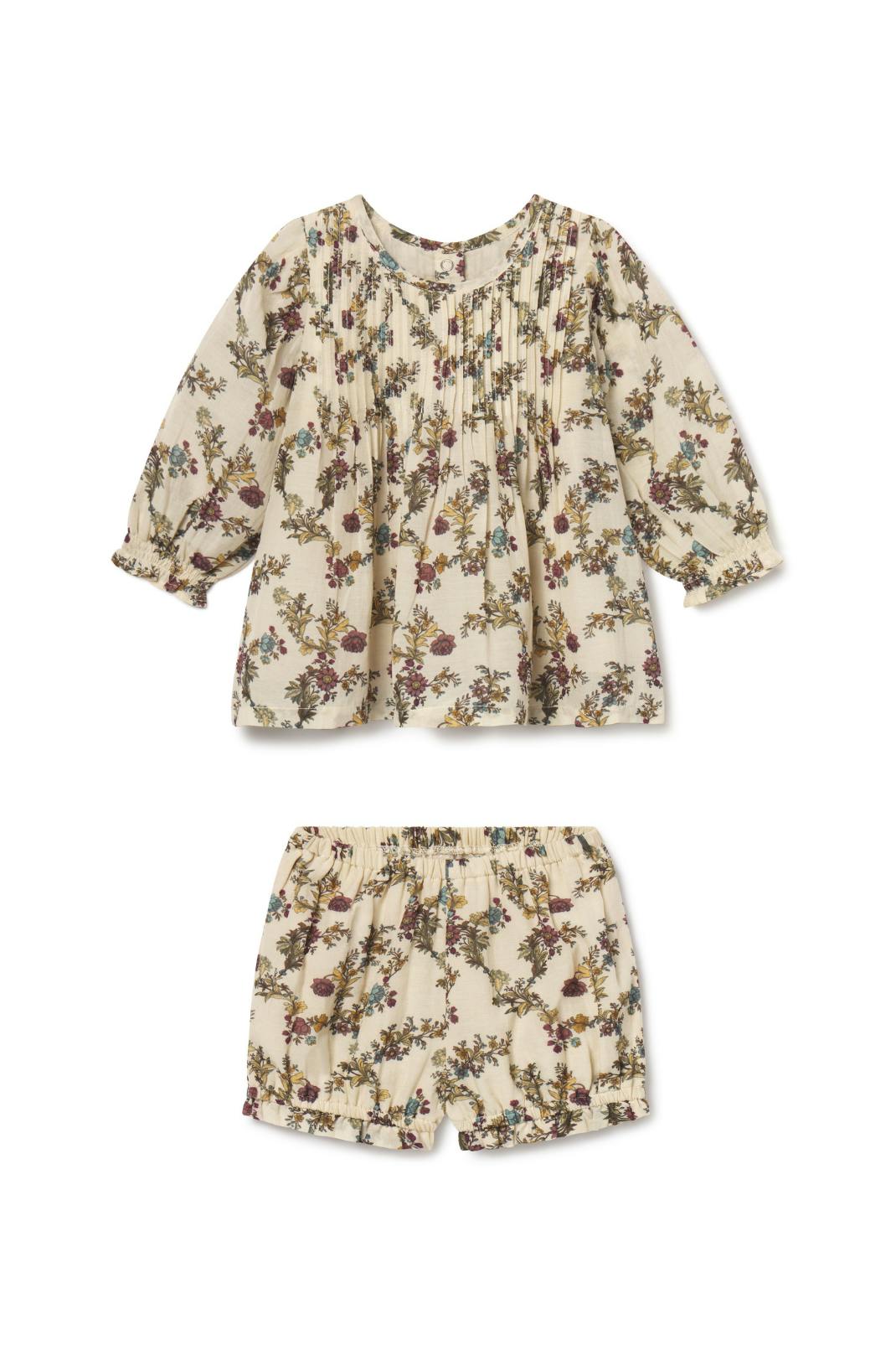 Charlotte Baby Set in Harvest Toile