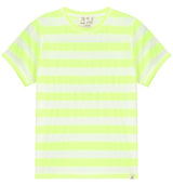 CAMBER Neon/Acid Green Striped Tee