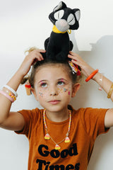 Glitter Candy Corn Necklace