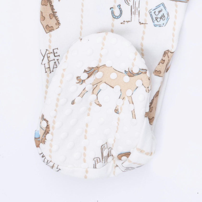 Cowboy Nursery - 2 Way Zipper Footie