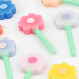 Rainbow Daisy Candles
