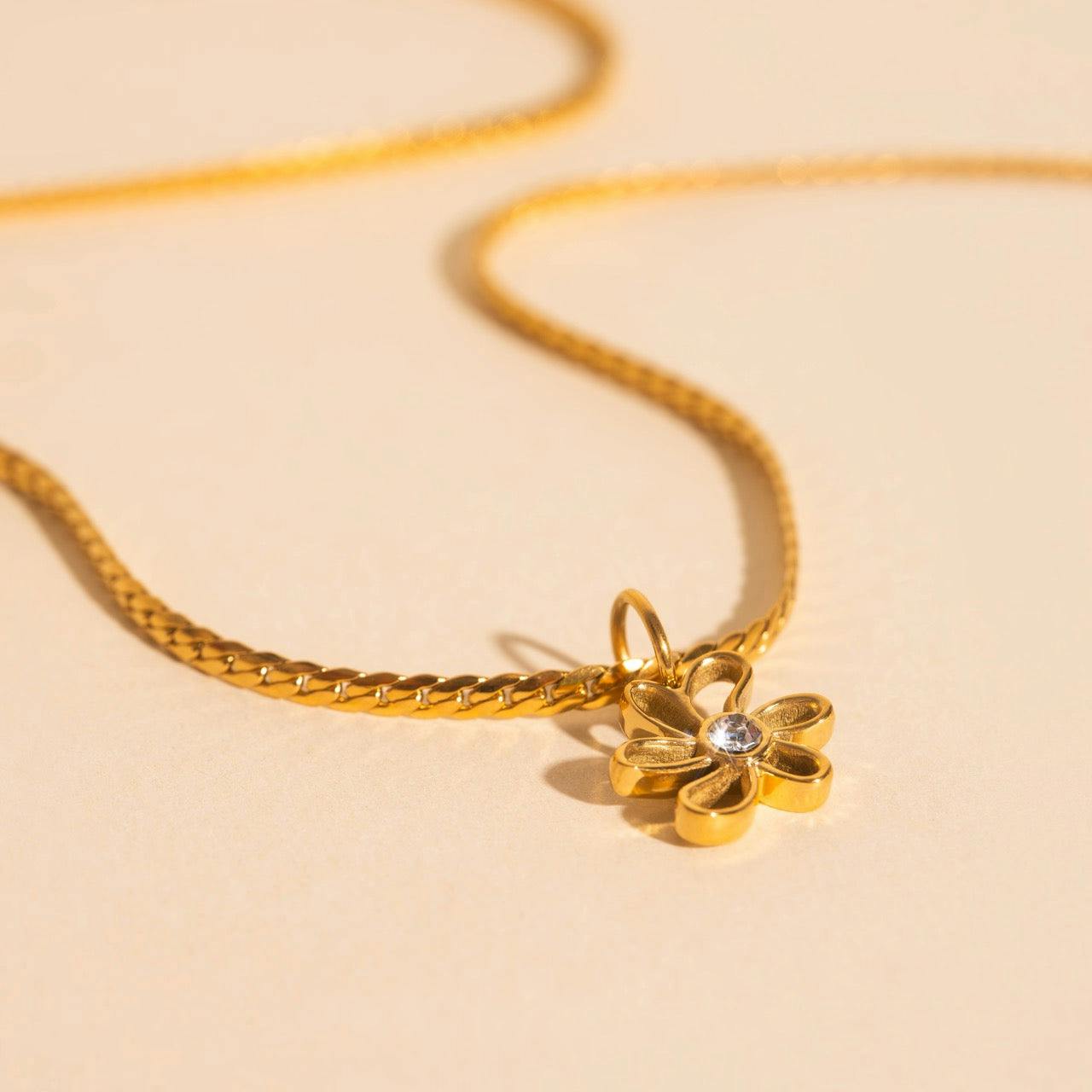 Flower Necklace Charm