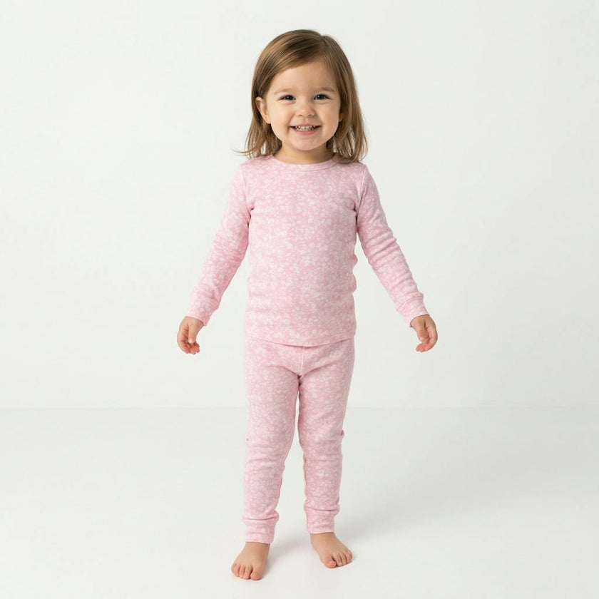 Petite Fleur Bamboo Toddler Pajama Set