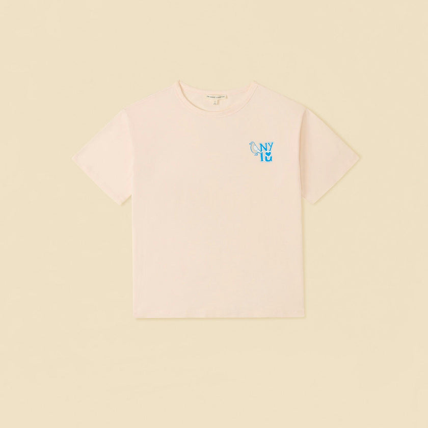 Organic Weekend Tee in Shell Pink