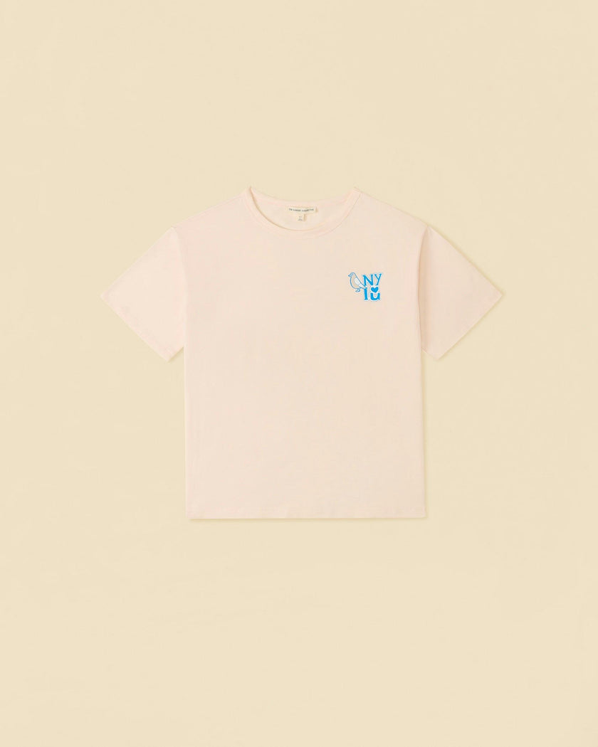 Organic Weekend Tee in Shell Pink