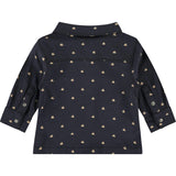 Viking Ship Graphic Button-Up T-Shirt