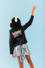 Whatever Beaded Leather Jacket