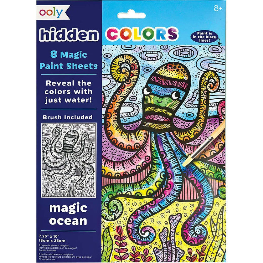 Hidden Colors Magic Paint Sheets