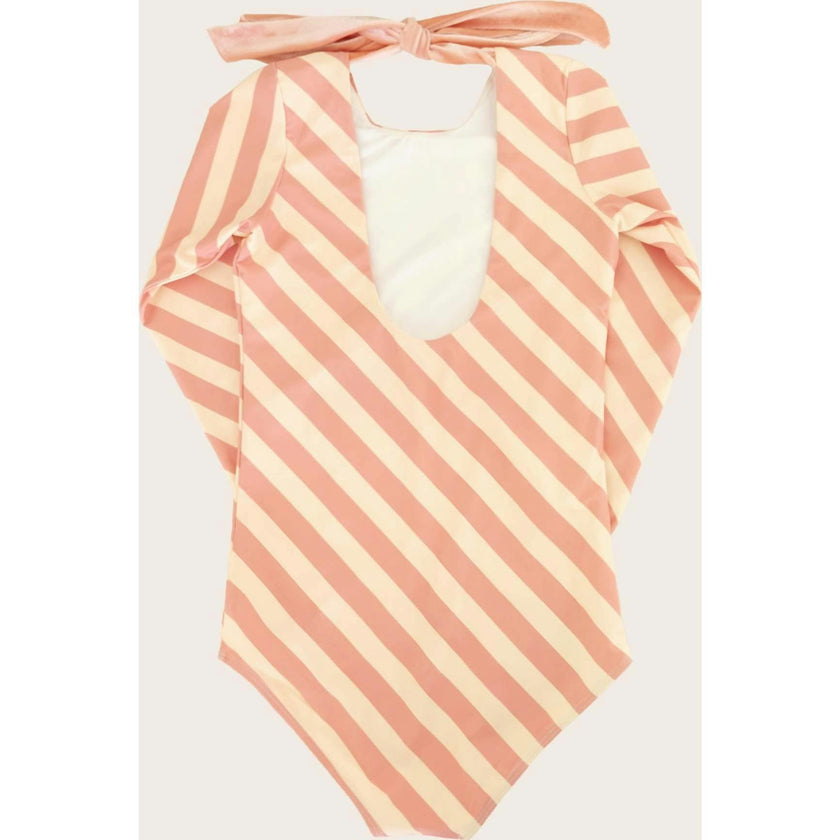 Soleil Stripe One Piece Long Sleeve