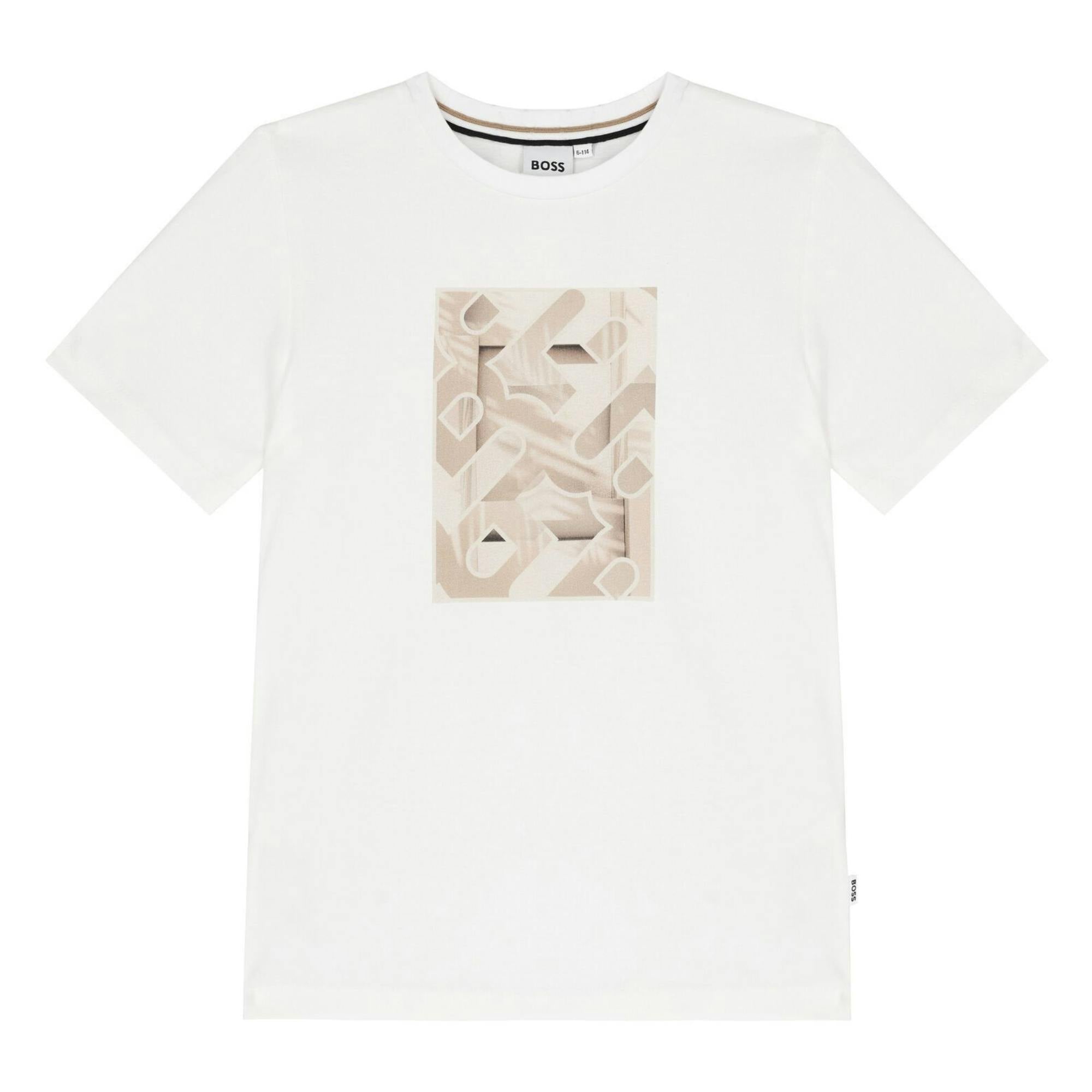 Boys White Logo T-Shirt