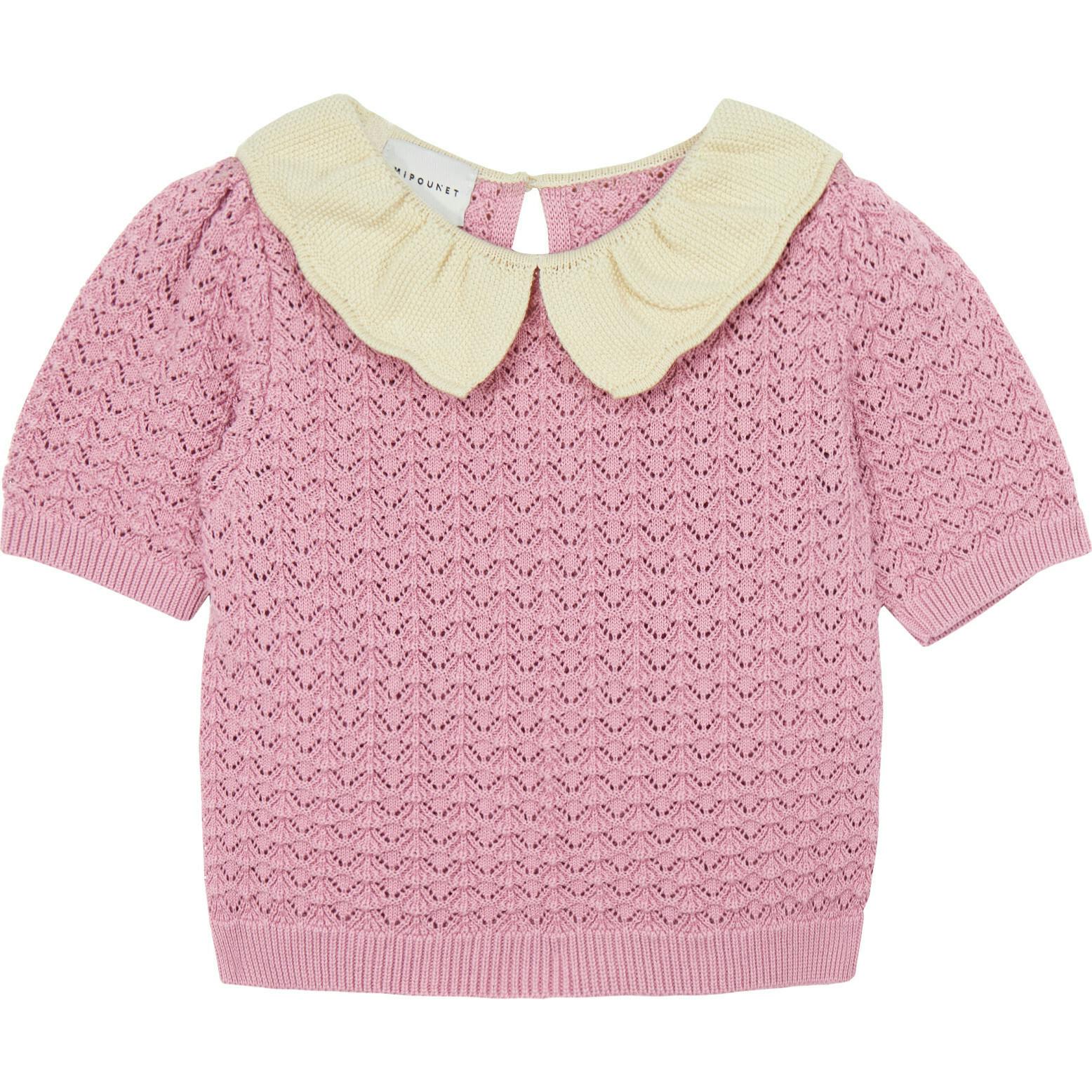 Mipounet SS26 Cerise, Sweater Pink Nude