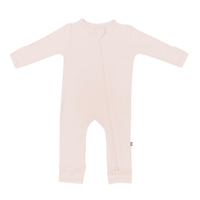 Zippered Romper in Blush