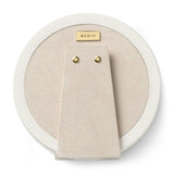Piero Leather Round Frame