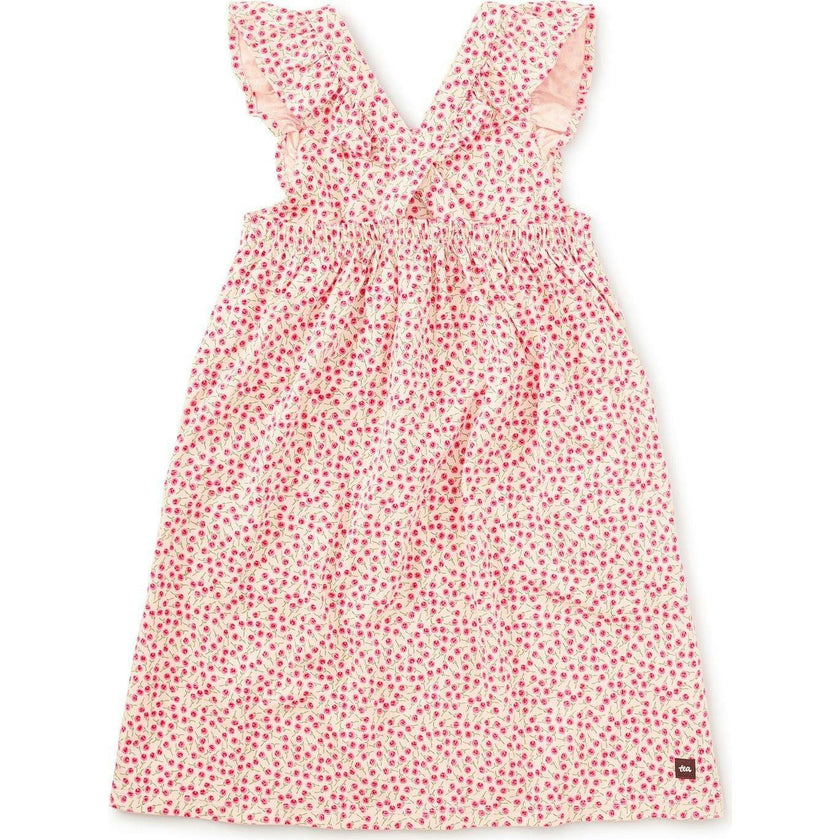 Ruffle Strap Dress, Pink