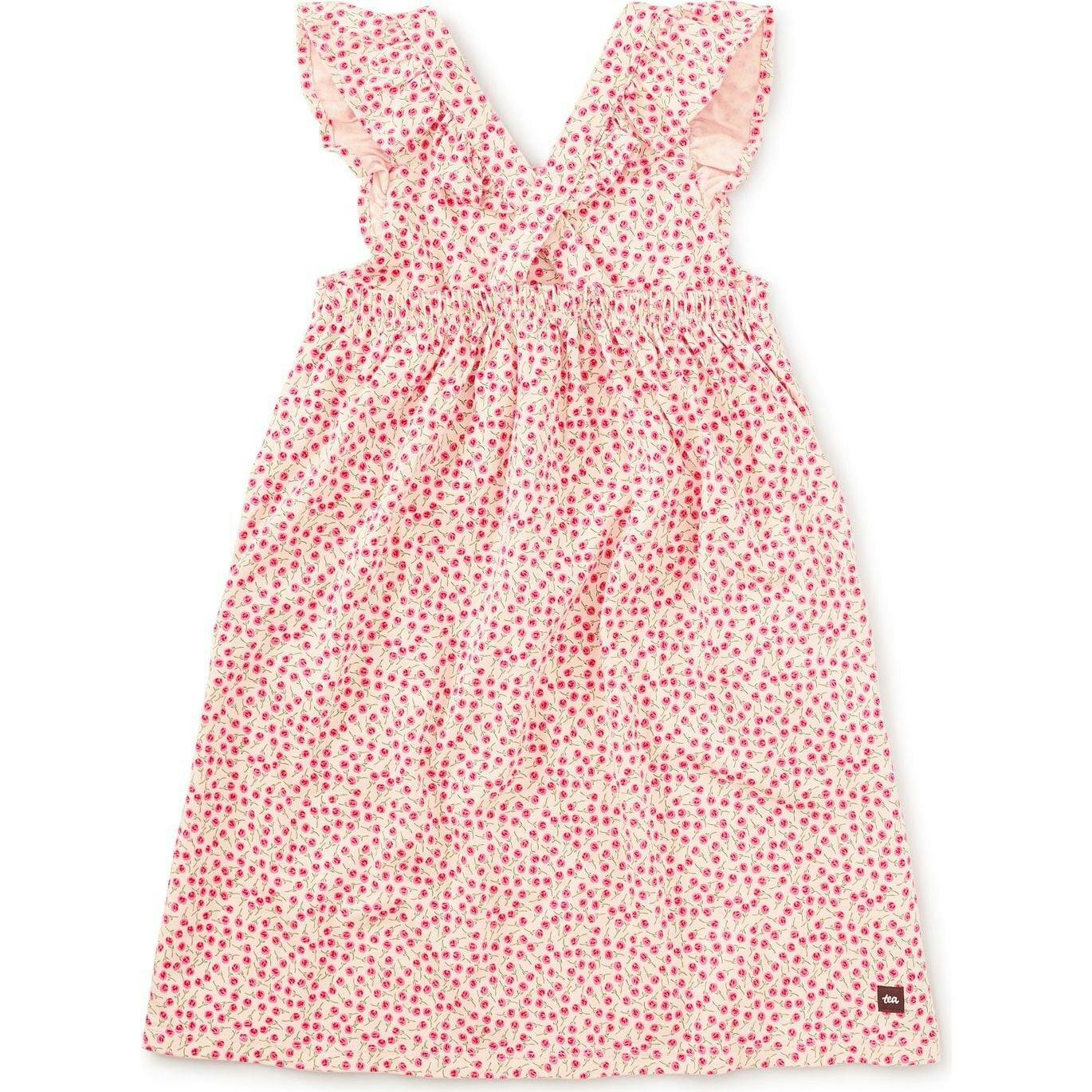 Ruffle Strap Dress, Pink