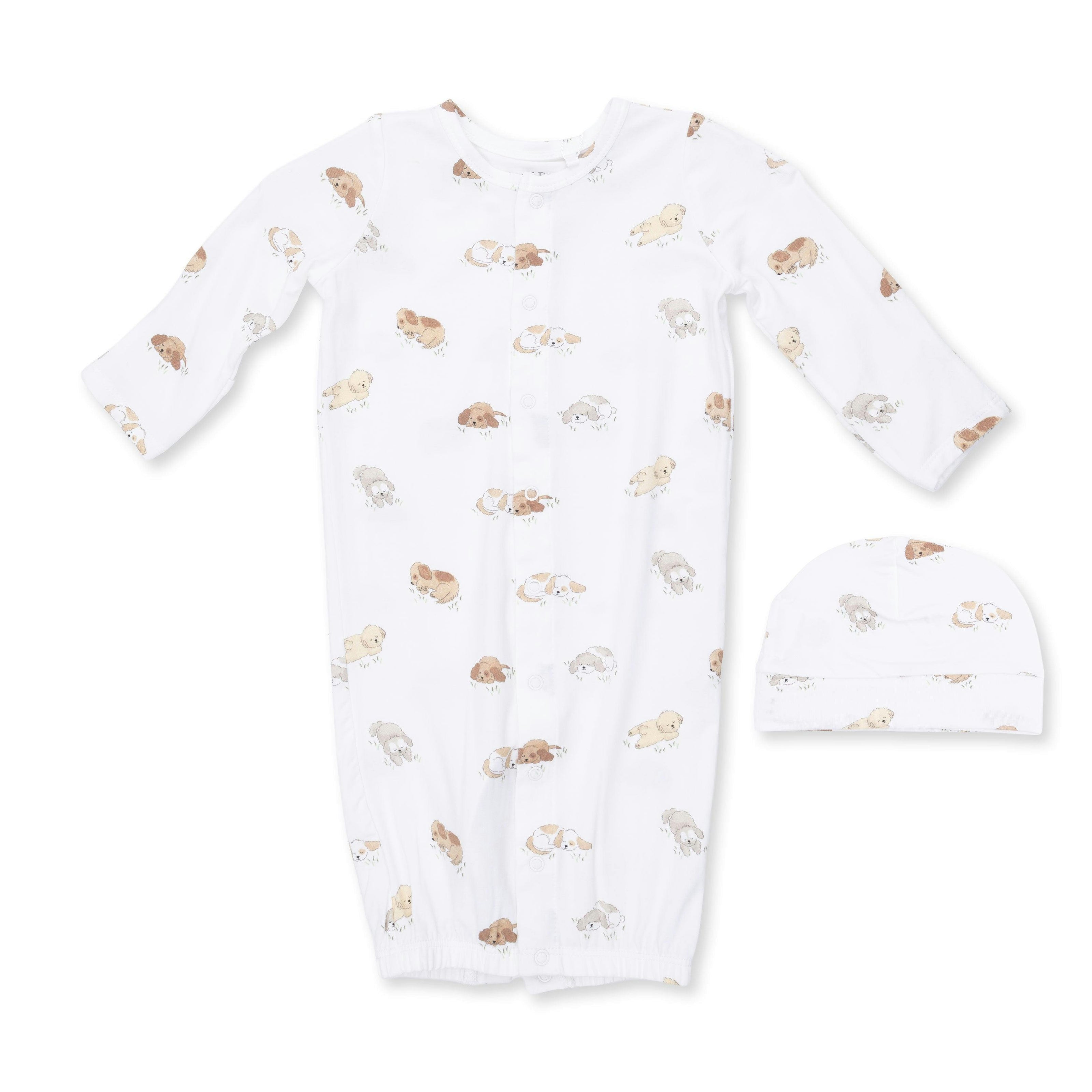 Puppy Snuggle Club - Convertible Gown and Beanie Hat