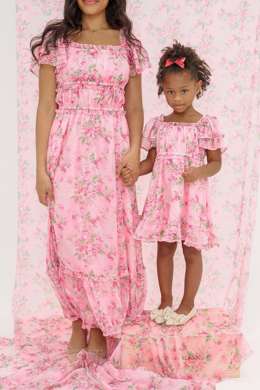 Juliana Dress in Rose Trance