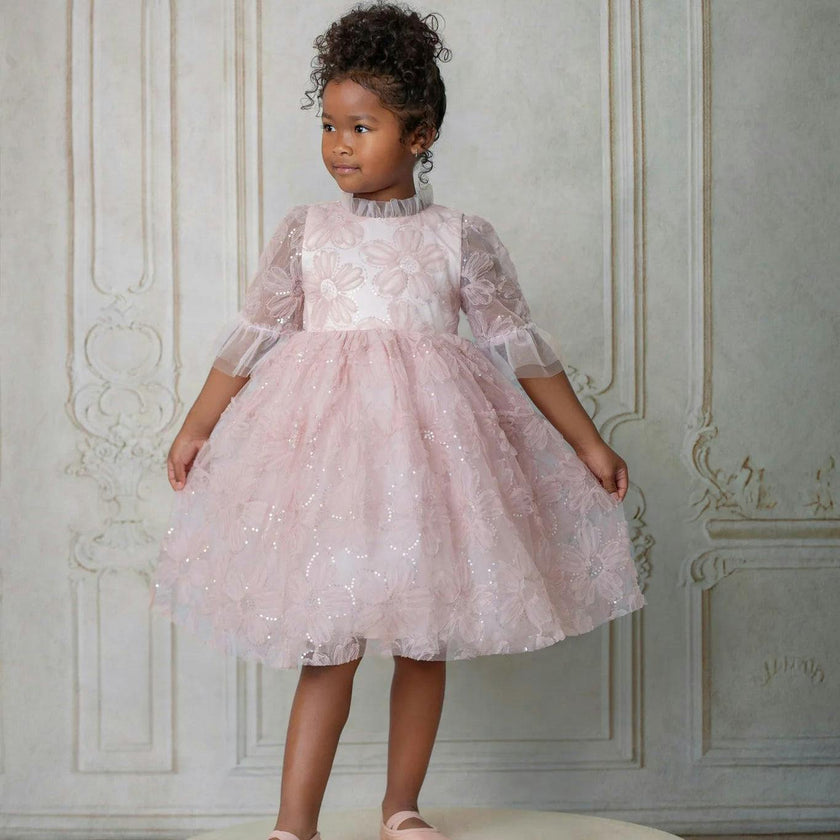 Blush Petal Music Box Dress