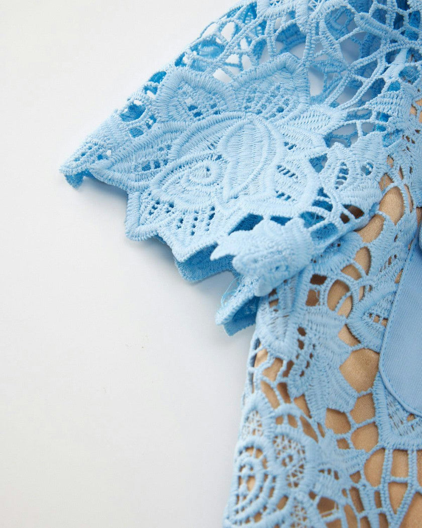 Juliana Embroidered Mini Dress