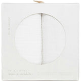 Organic Cotton Muslin Swaddle Blanket - Rosie