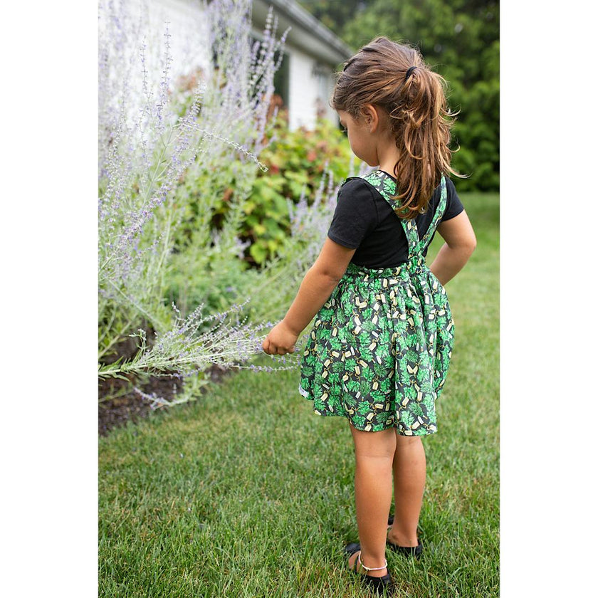 Pinafore Dress in Herbs
